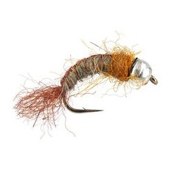 Furry Lt Brown BH Nymph 12