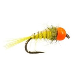 TG Tinsel Yellow Hot Orange Nymph
