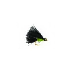 Mini Black & Green Cats Whisker (bead ConeHeadain eyes)