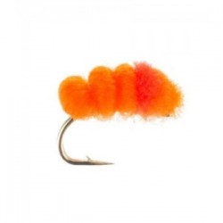 Blood Burnt Orange Flame Dot