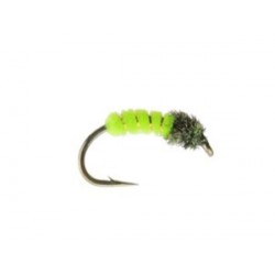 Schmidts Caddis Larva ConeHeadartreuse