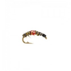 Slim Czech Nymph Dark Olive and Red