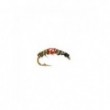 Slim Czech Nymph Dark Olive and Red