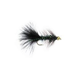 Wooly Bugger Cactus ConeHeadenille Black
