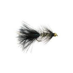 Wooly Bugger White Black